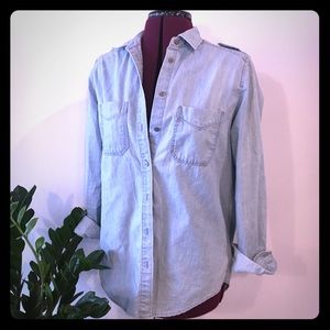 EXPRESS Chambray Top